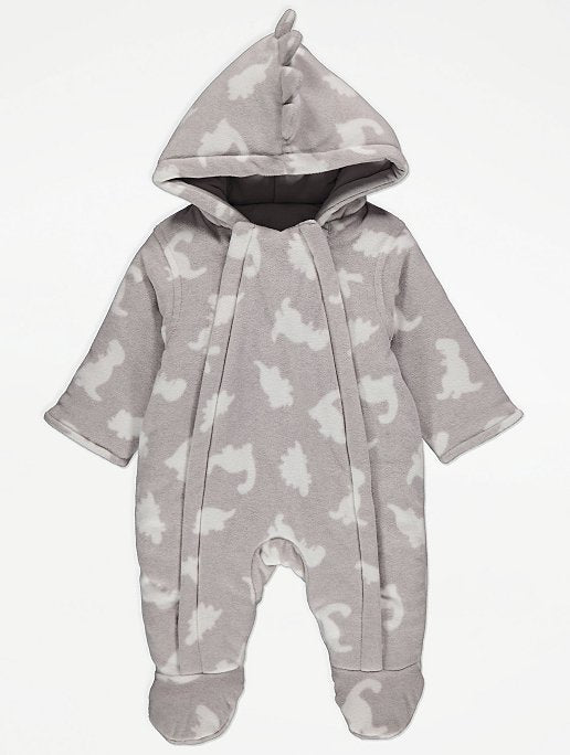 George UK Light Grey Fleece Dinosaur