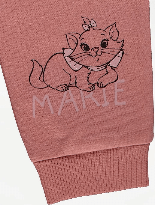 George UK Disney Marie Thick Sweatshirt and Joggers Outfit 2 Pack