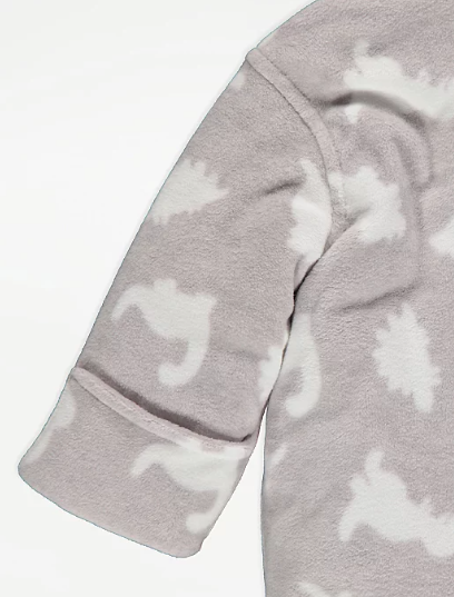 George UK Light Grey Fleece Dinosaur