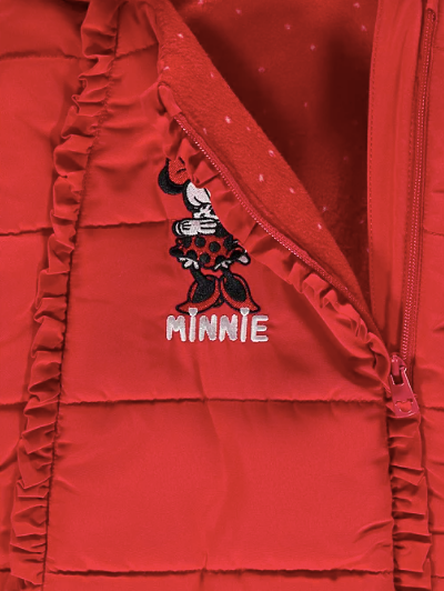 George UK Disney Minnie Mouse Character Print Red Snowsuit